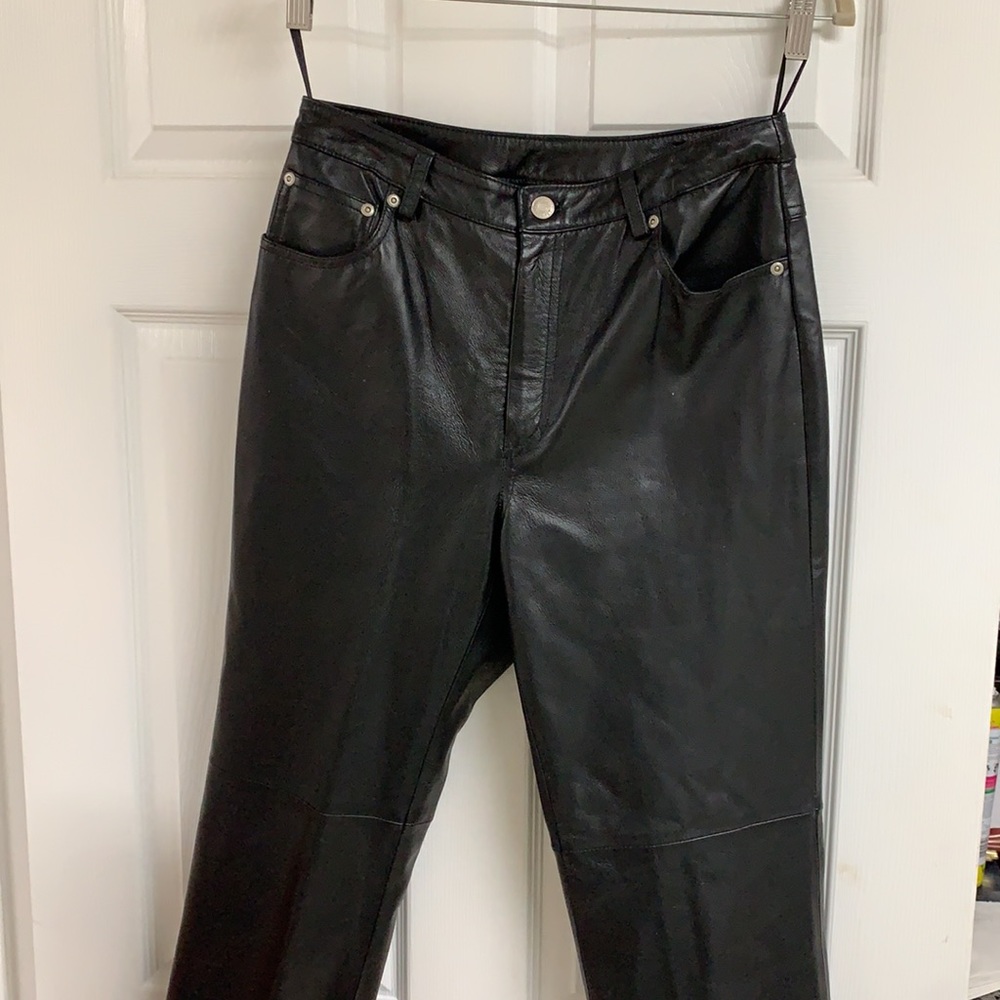 Women’s Newport News Leather Pants